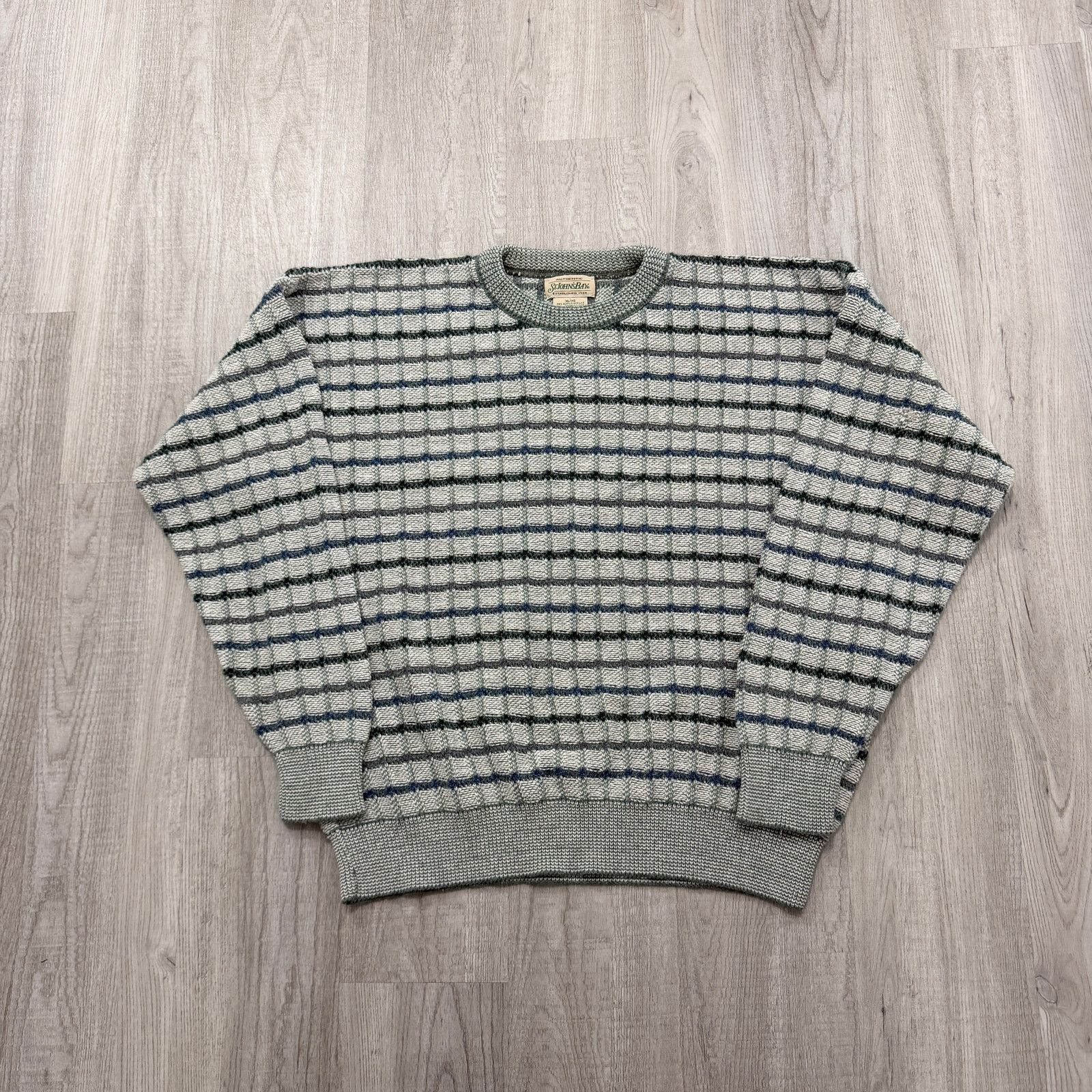 Vintage Vintage St Johns Bay Sweater Mens Extra Large Geometric Knit Size US XL / EU 56 / 4 - 1 Thumbnail