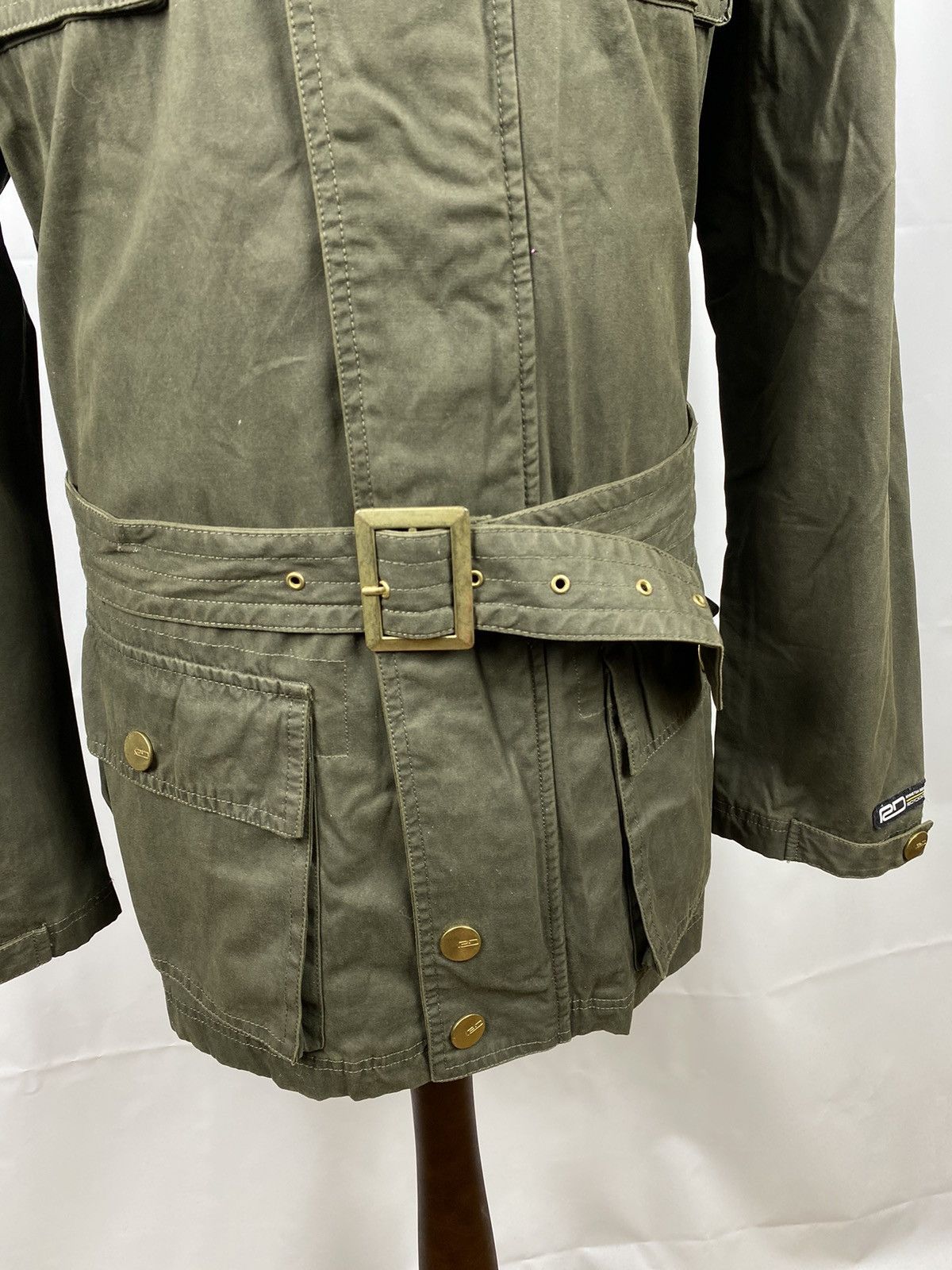 Designer Rivington Denim NYC Waxed Cotton Jacket Belted XL Size US XL / EU 56 / 4 - 9 Thumbnail