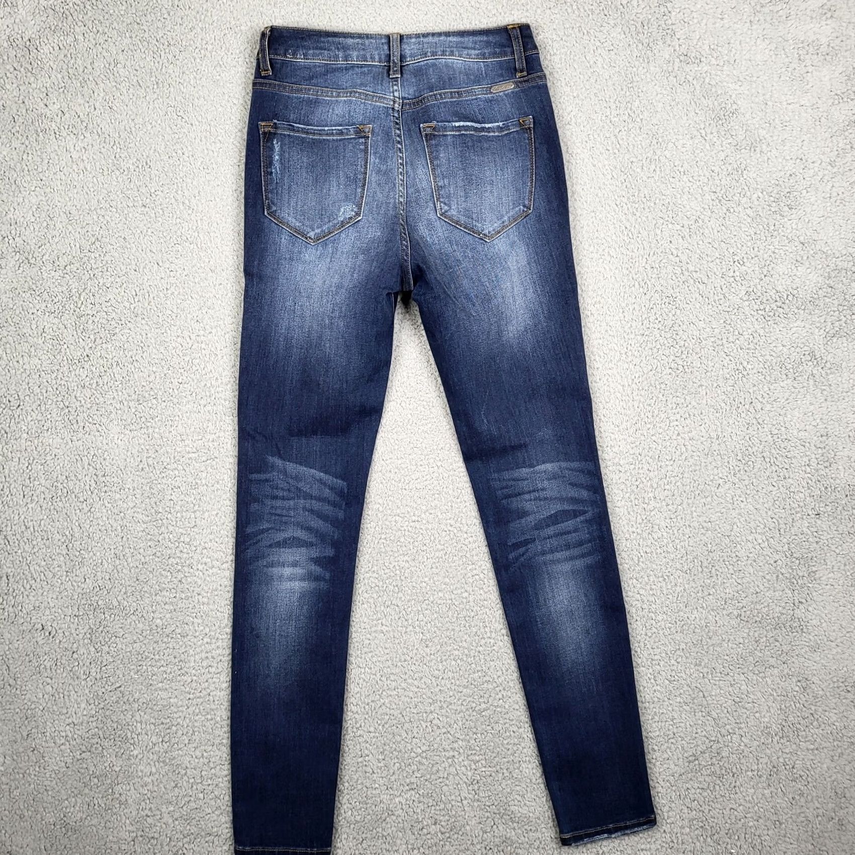 Vintage Kancan Los Angeles Womens Mid Rise Skinny Casual Jeans Size 27 Size 27" / US 4 / IT 40 - 6 Thumbnail