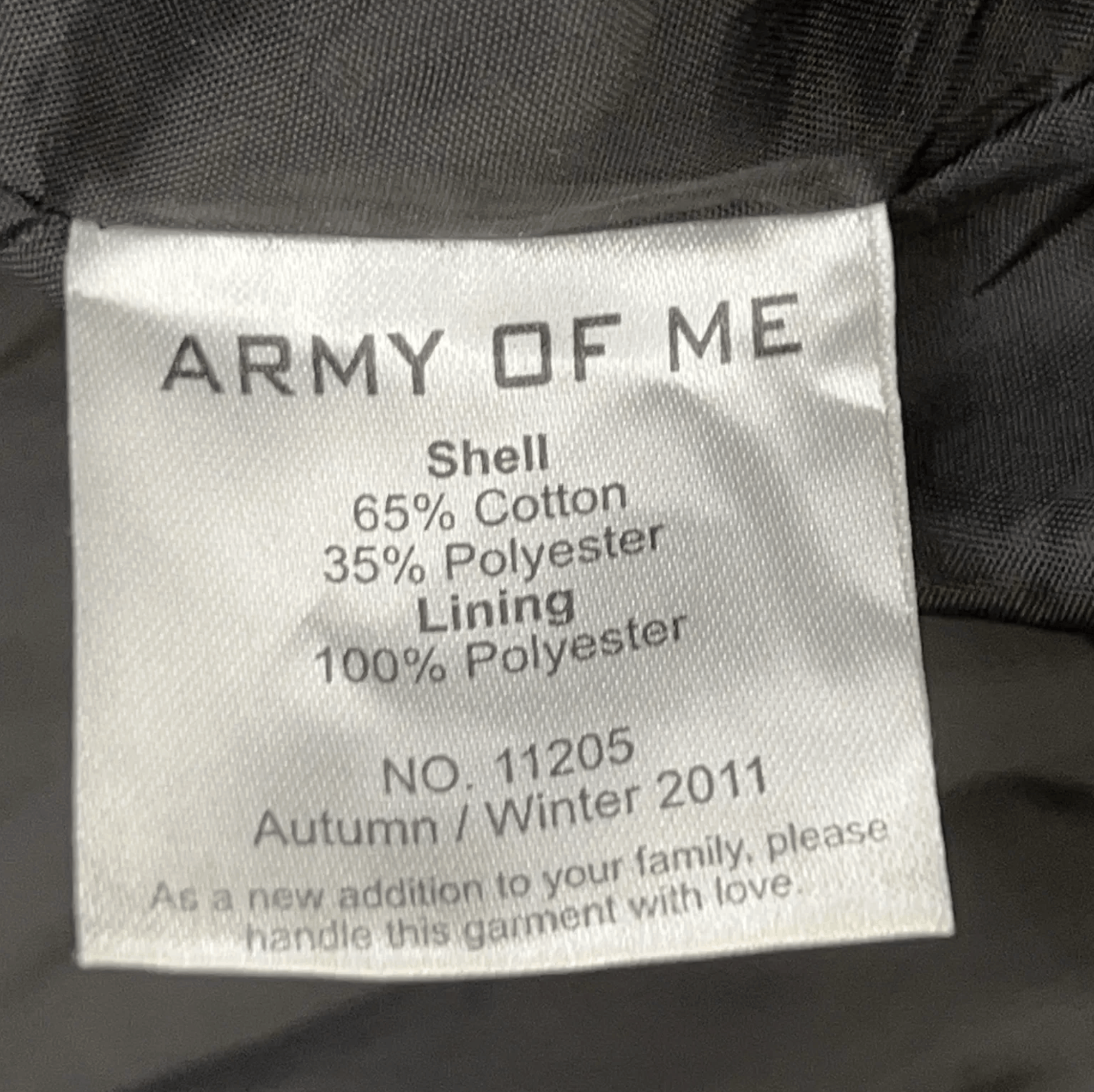 Army Of Me Asymmetric Padded Jacket Gray Size S, Army of Me – Size US S / EU 44-46 / 1 - 4 Thumbnail