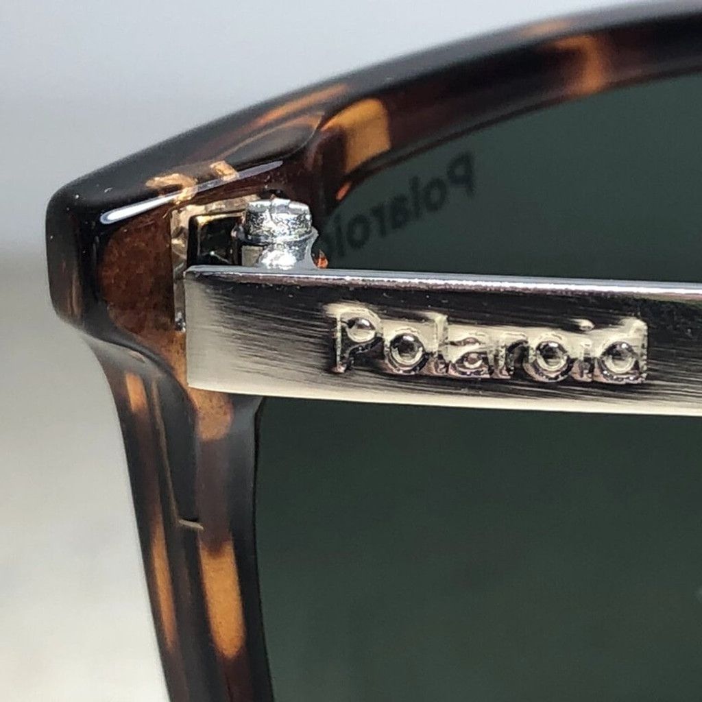 Polaroid Polaroid Classic Silver & Tortoiseshell Polarized Sunglasses Size ONE SIZE - 4 Thumbnail
