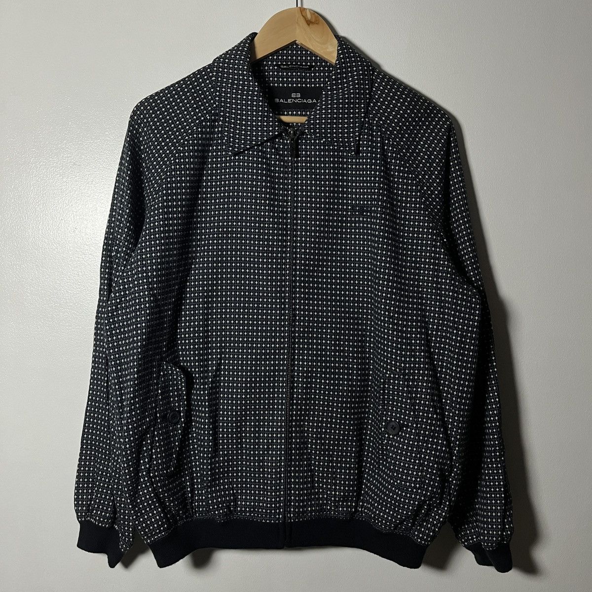 Balenciaga Rare Vintage Balenciaga Zip-up Bomber Jacket Size US M / EU 48-50 / 2 - 1 Thumbnail