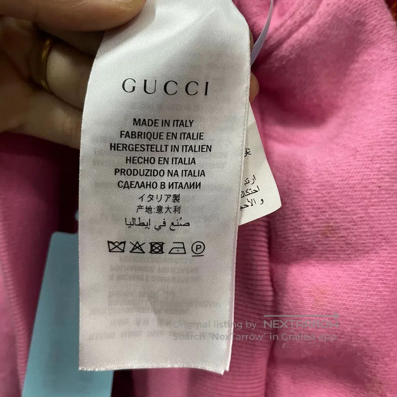 Gucci Gucci Pink Rainbow Planet Embroidered Hoodie. Size S / US 4 / IT 40 - 7 Thumbnail