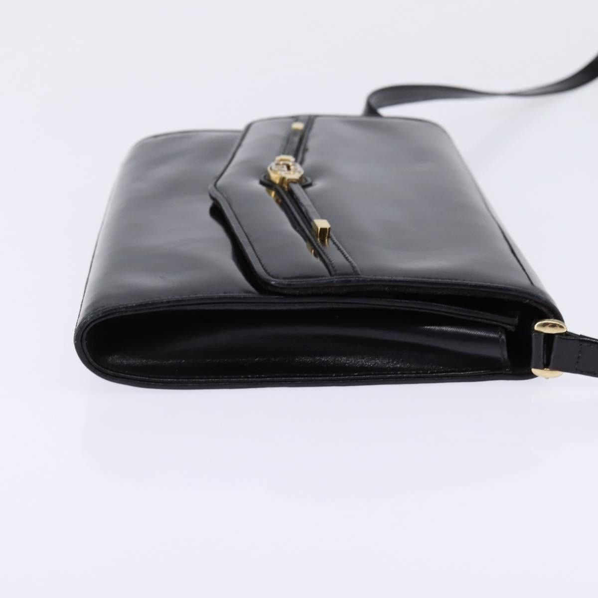 Gucci GUCCI Shoulder Bag Enamel Black Gold Size ONE SIZE - 5 Thumbnail