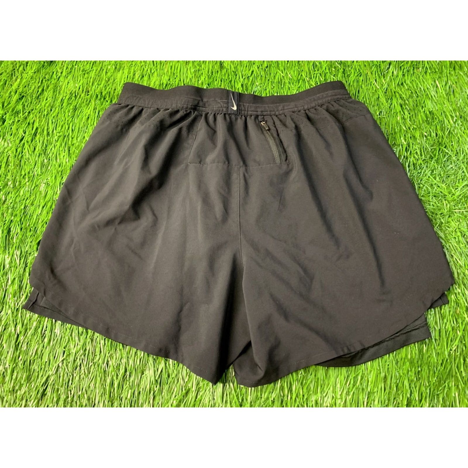 Nike Nike Flex Dri-Fit Running Shorts Women L Black 2019 Training Running Shorts Size 36" / US 14 / IT 50 - 6 Thumbnail