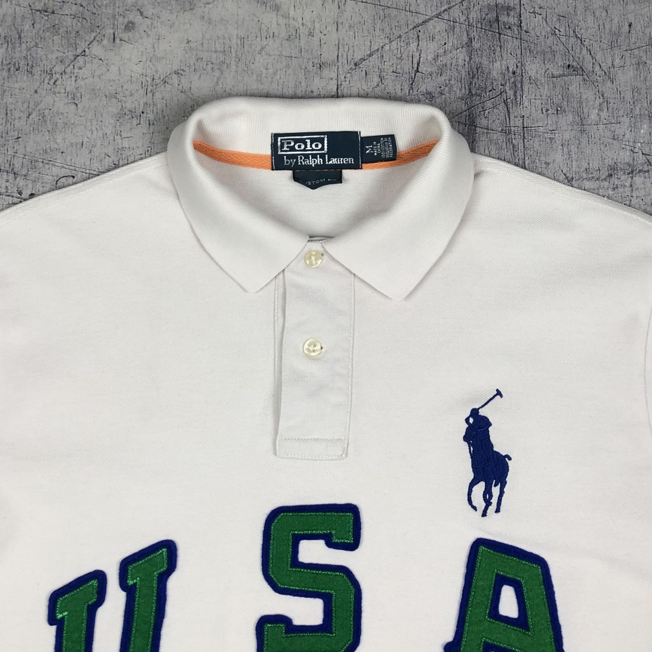Polo Ralph Lauren Vintage Polo Ralph Lauren USA Polo Shirt 90s Size US M / EU 48-50 / 2 - 7 Thumbnail