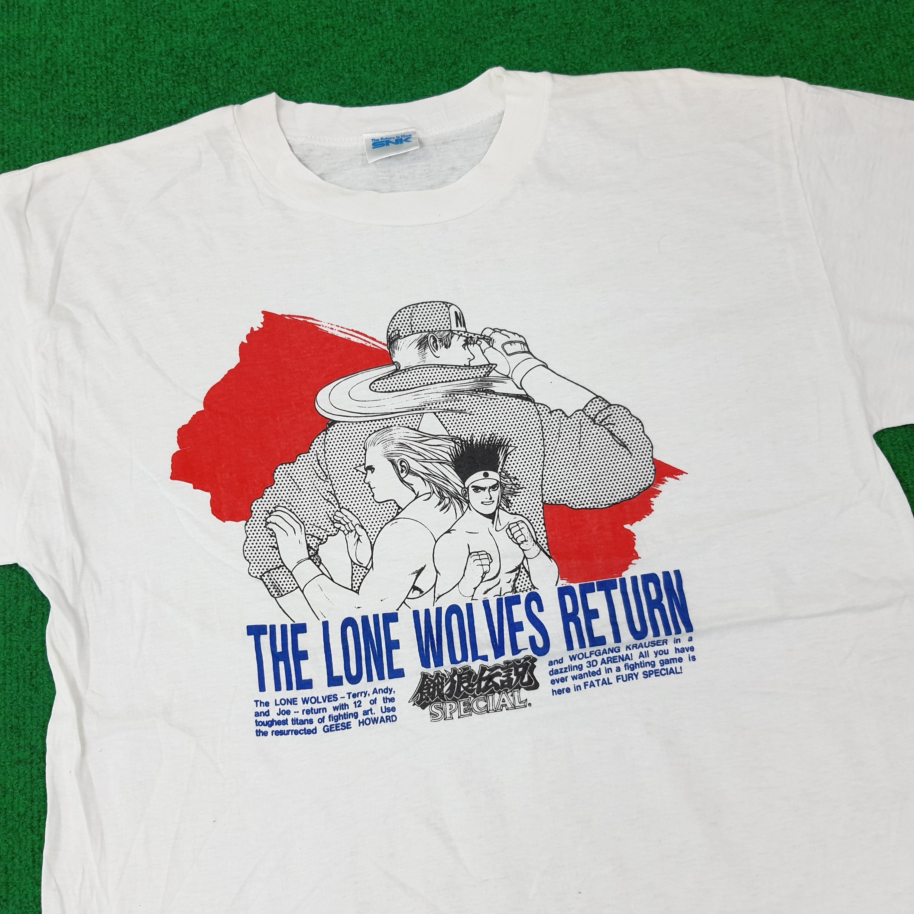 Vintage Vintage King Of Fighter Game Terry Bogard Tshirt C249N21 Size US M / EU 48-50 / 2 - 2 Thumbnail