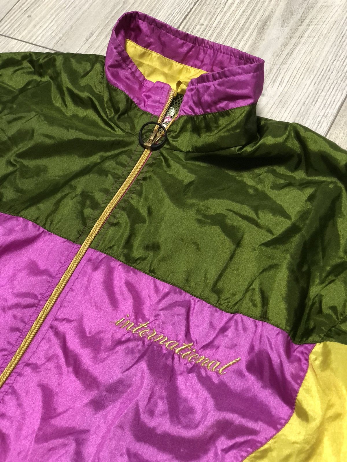 Vintage Vintage 90s Nike Nylon Light Zip Windbreaker Track Jacket Size US XL / EU 56 / 4 - 3 Thumbnail