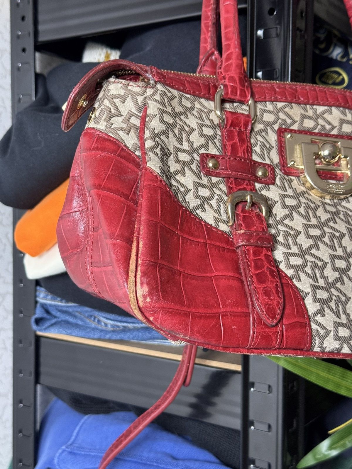 DKNY VINTAGE DKNY MONOGRAM 2000s BAG Size ONE SIZE - 6 Thumbnail