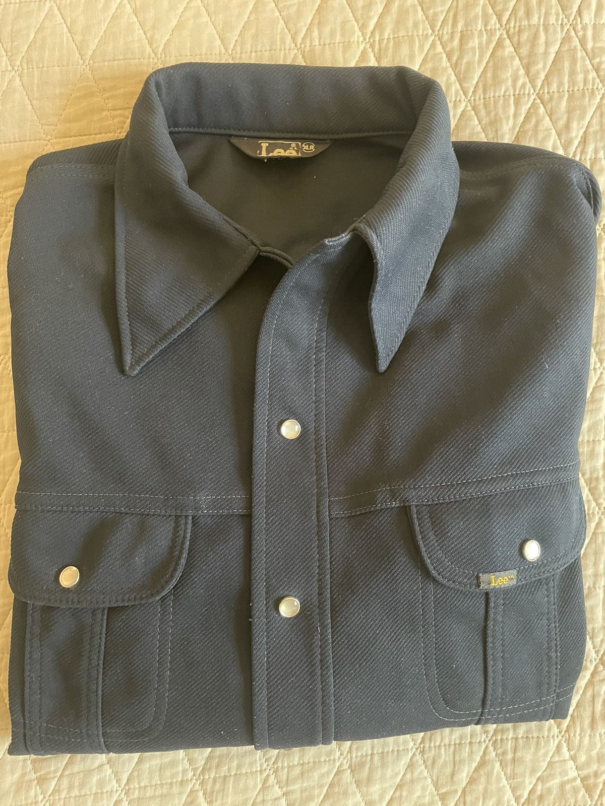 Lee × Vintage Pearl Snap Shirt Jacket Size US XL / EU 56 / 4 - 2 Thumbnail