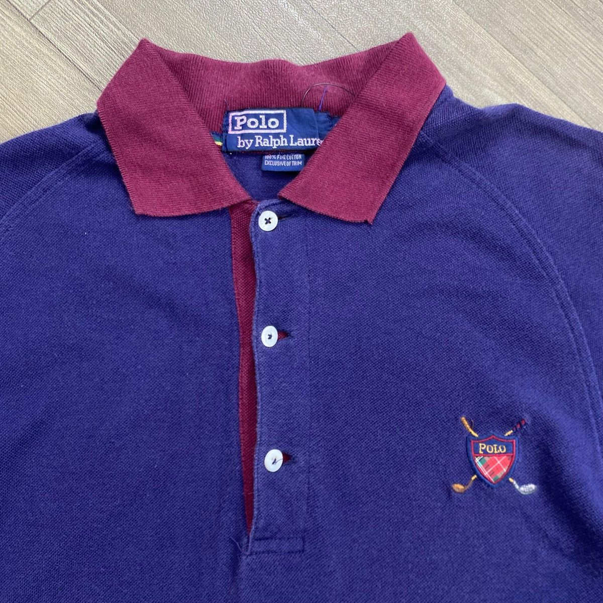 Polo Ralph Lauren 1990s Vintage Polo Ralph Lauren Flags Golf Polo Shirt Size US S / EU 44-46 / 1 - 2 Thumbnail