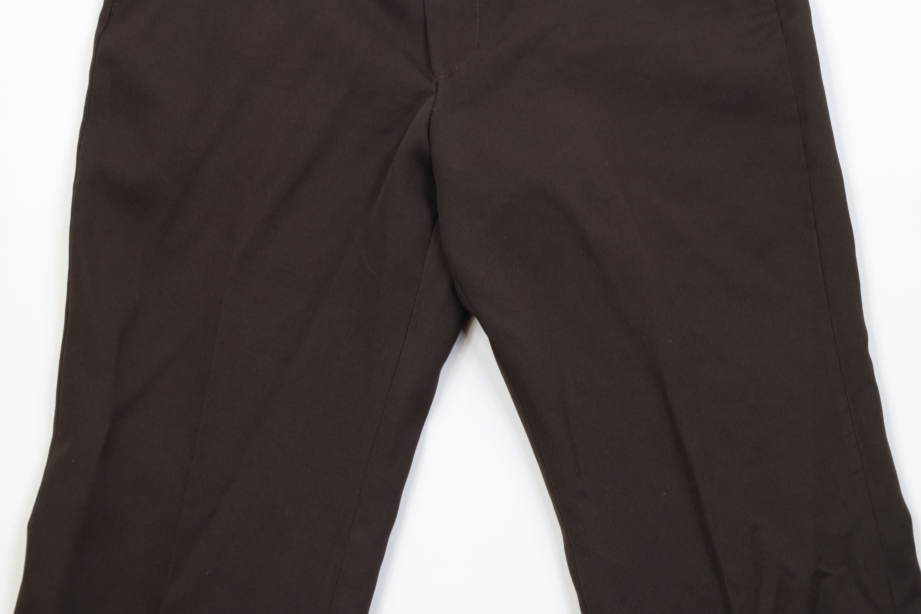Vintage Vintage 70s Streetwear Flared Wide Leg Chino Pants Brown USA Size US 34 / EU 50 - 3 Thumbnail