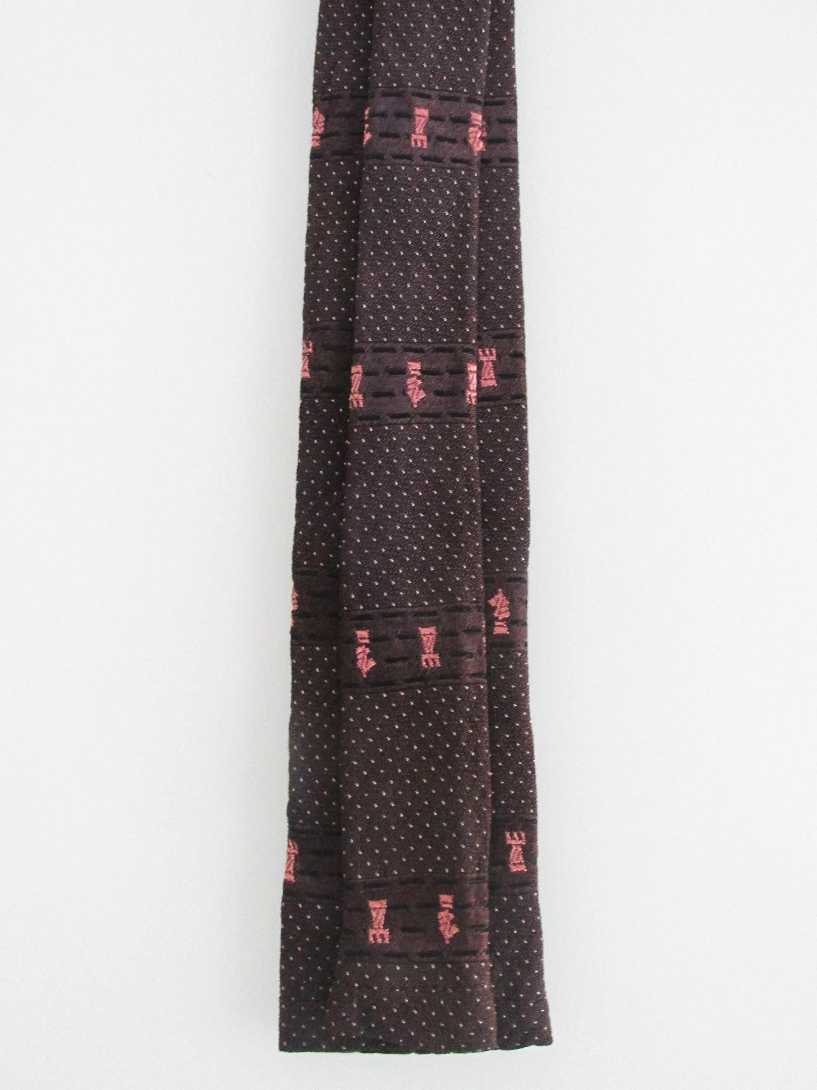 Vintage Flat/Square Bottom Vintage Men's Tie Size ONE SIZE - 5 Thumbnail