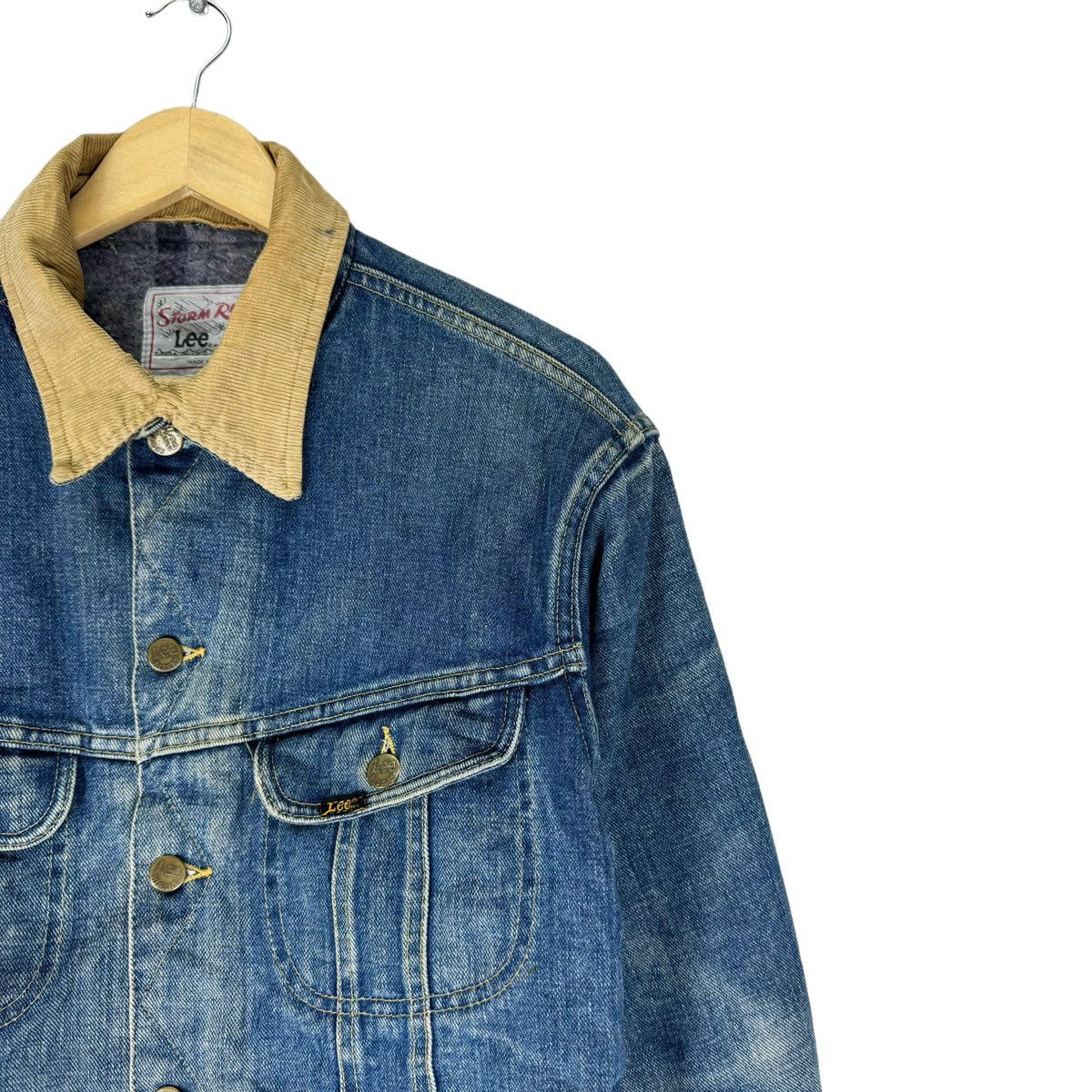 Lee × Vintage ☀️LEE STORM RIDER COWBOY BLANKET DENIM JACKET Size US M / EU 48-50 / 2 - 3 Thumbnail