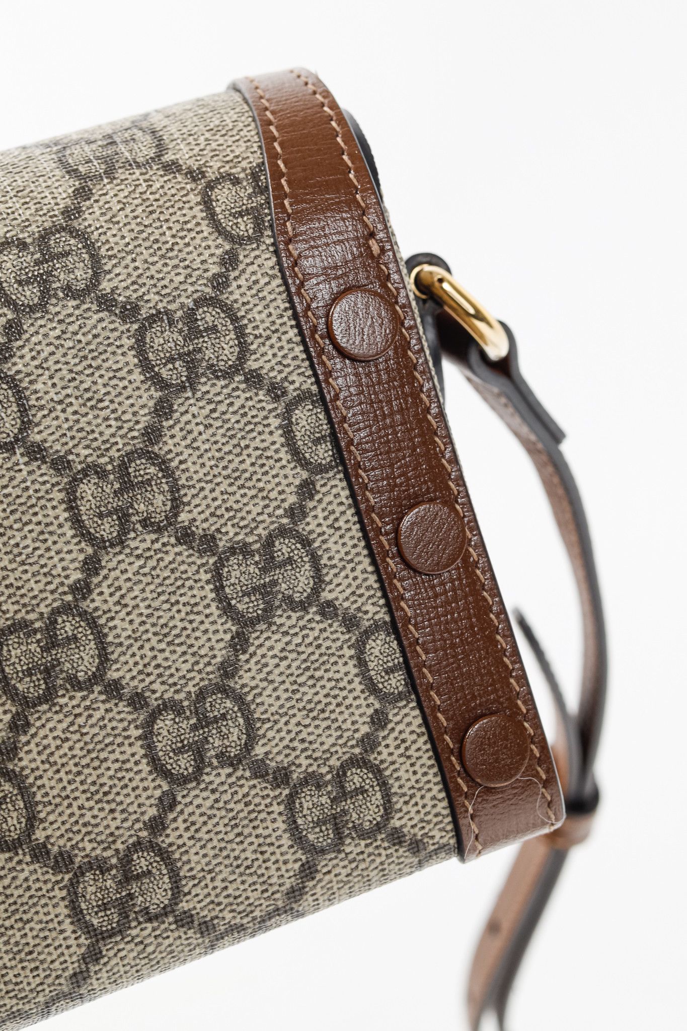 Gucci Gucci "Gucci Horsebit 1955" GG Supreme Mini Bag Size ONE SIZE - 9 Thumbnail