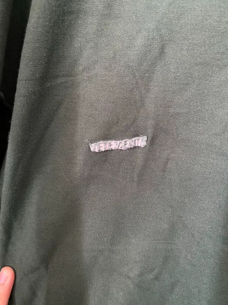 Vetements Vetements Patchwork Logo Long Sleeve Hoodie Size US S / EU 44-46 / 1 - 3 Thumbnail