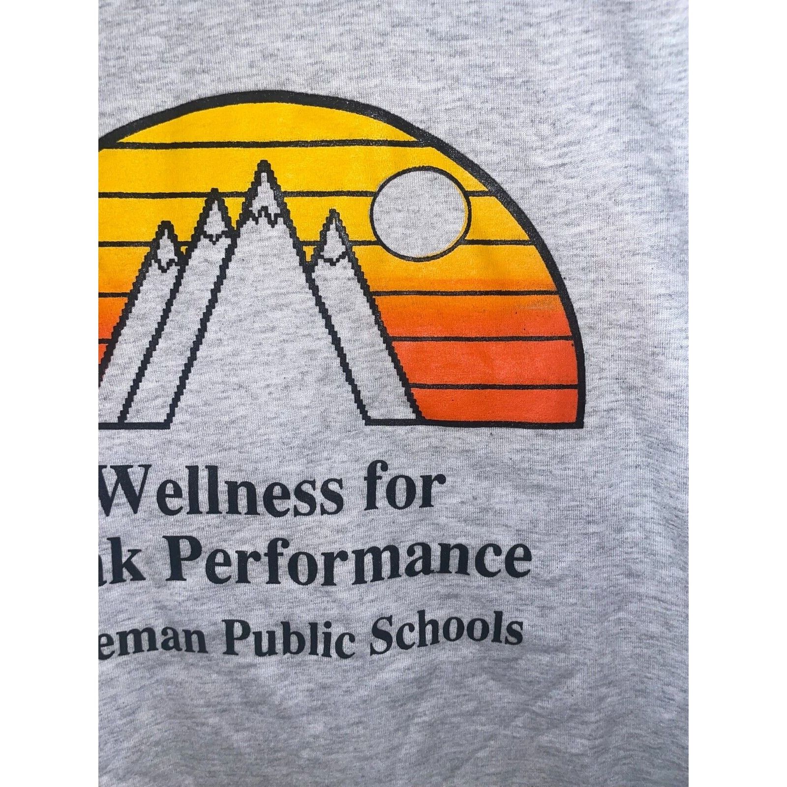 Jerzees Vintage Bozeman Public Schools Shirt Wellness Peak Tee VTG L Size US L / EU 52-54 / 3 - 3 Thumbnail
