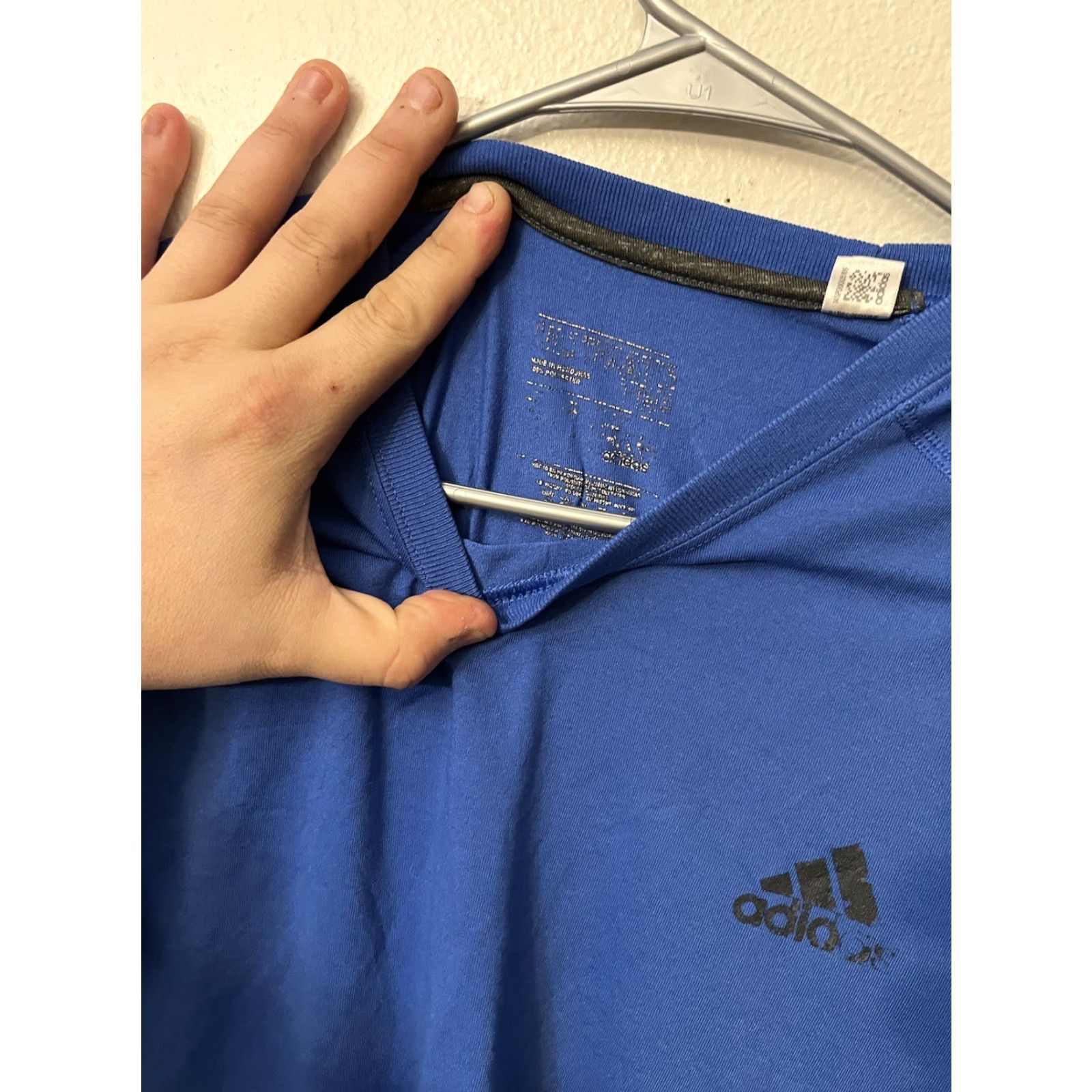 Adidas Adidas T-Shirt Medium Men's Blue Ultimates Short Sleeve Shirt Mens M Blue Adidas T-Shirt Size US M / EU 48-50 / 2 - 2 Thumbnail