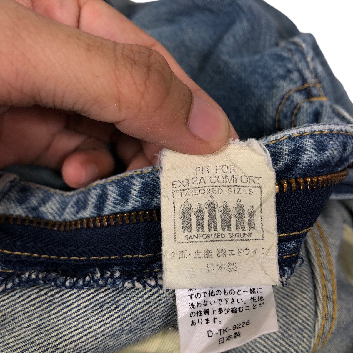 Japanese Brand 🔥Vintage Lee Rider Denim Jeans Union Made Size US 32 / EU 48 - 25 Thumbnail