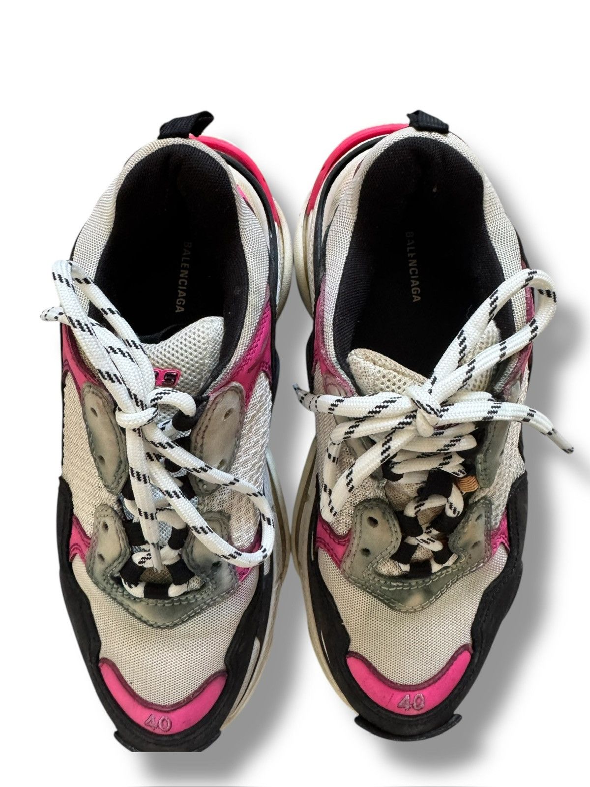 Balenciaga Balenciaga Triple S Pink Size US 7 / EU 40 - 5 Thumbnail