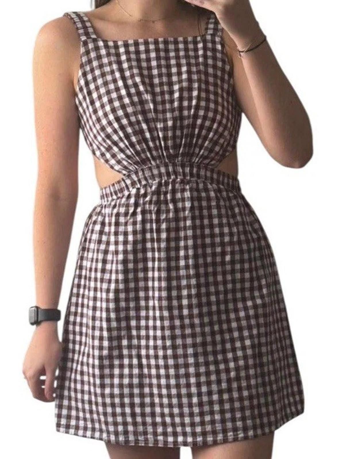 Other Dissh August Chocolate Gingham Dress - Sz AU 10 US 6 (008) Size M / US 6-8 / IT 42-44 - 1 Thumbnail
