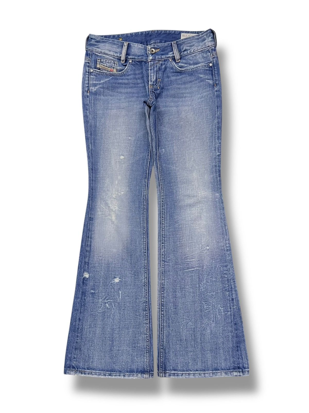 Diesel Flared Vintage Diesel Louvely Italy - Faded Wash Jeans Size 29" - 1 Thumbnail