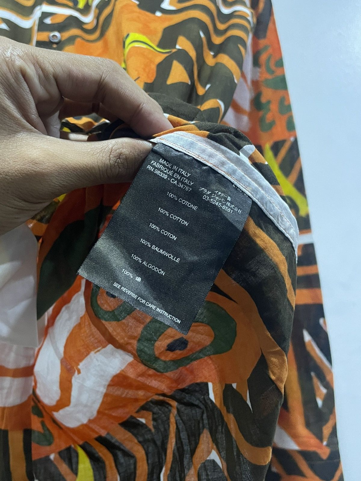Prada Prada Chicken AllOver Print Button Shirts Size US M / EU 48-50 / 2 - 5 Thumbnail