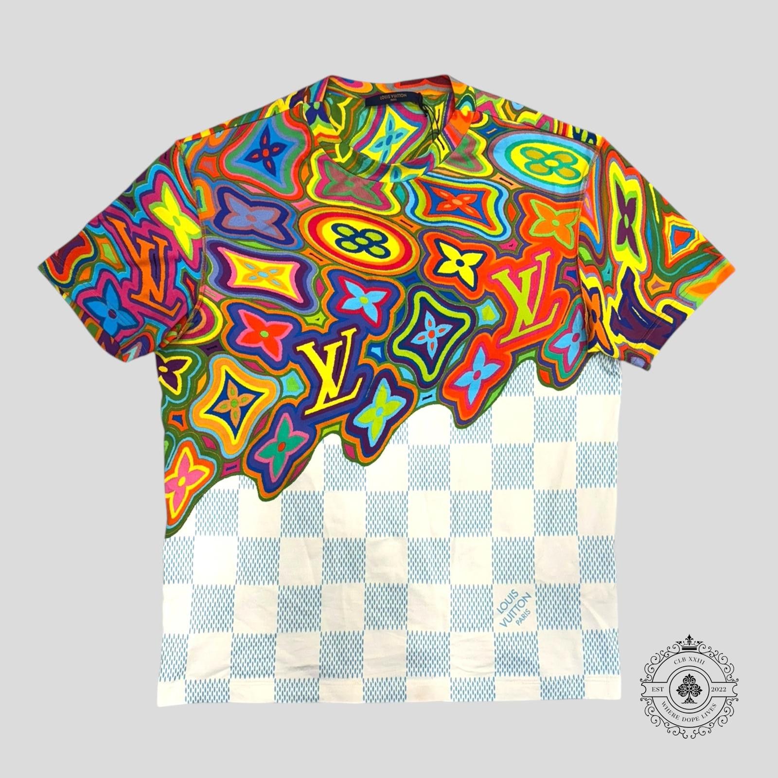 Louis Vuitton Graphic Print Crewneck Shirt