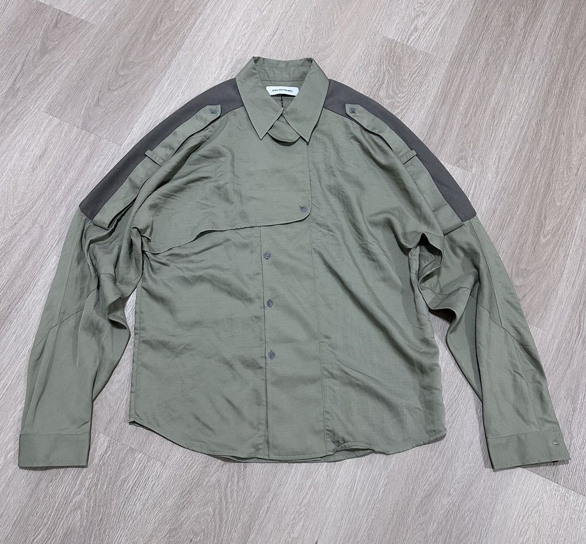 Kiko Kostadinov Kiko Kostadinov Aden Military Shirt Size US M / EU 48-50 / 2 - 2 Thumbnail