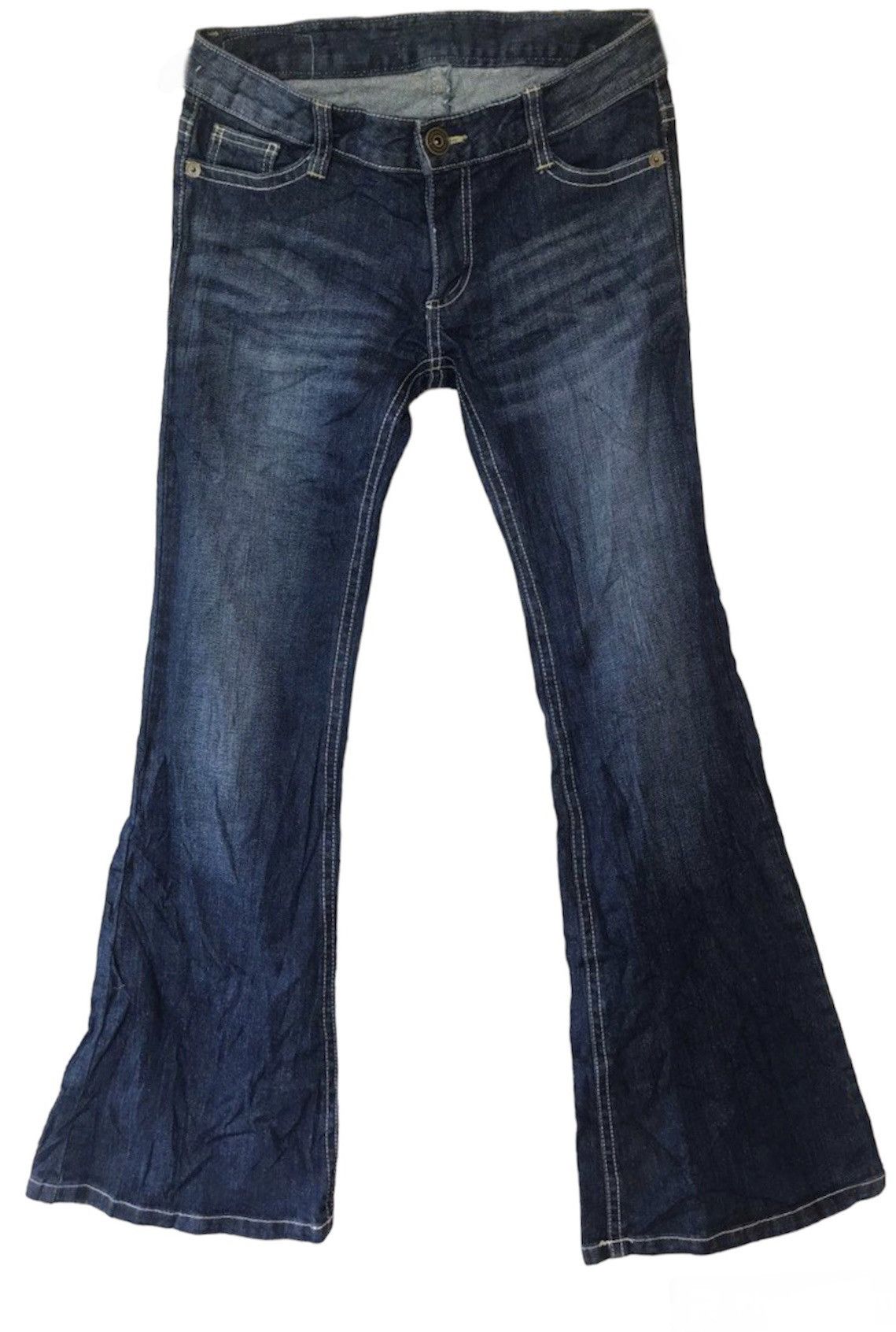 If Six Was Nine Dope Flare Jeans Bootcut Fashion Streetwear Size US 30 / EU 46 - 1 Thumbnail