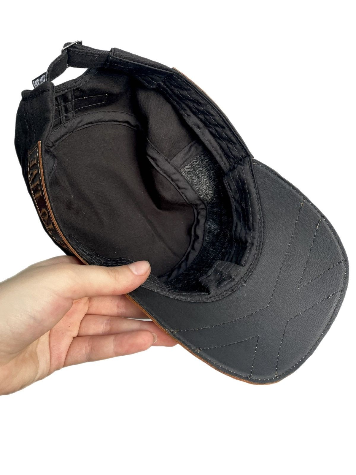 Harley Davidson Harley Davidson cross flame cap gothic moto y2k style Size ONE SIZE - 11 Thumbnail