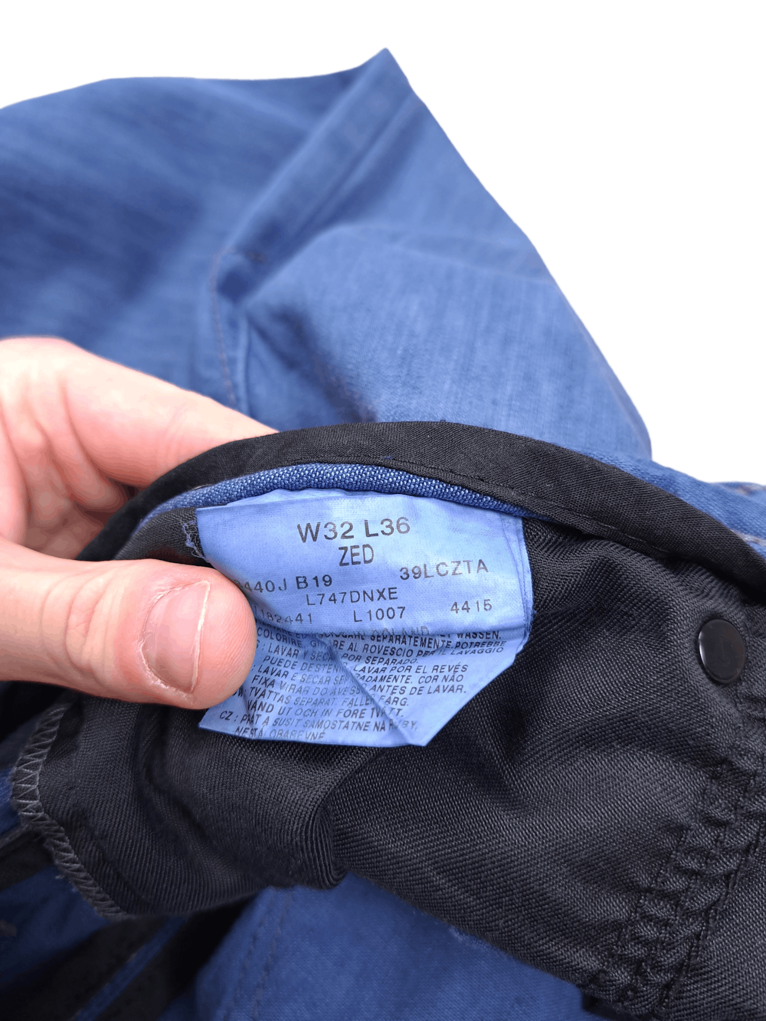 Lee × Vintage 💎 Lee X-line 32/36 Slim Blue Jeans Denim Size US 32 / EU 48 - 6 Thumbnail
