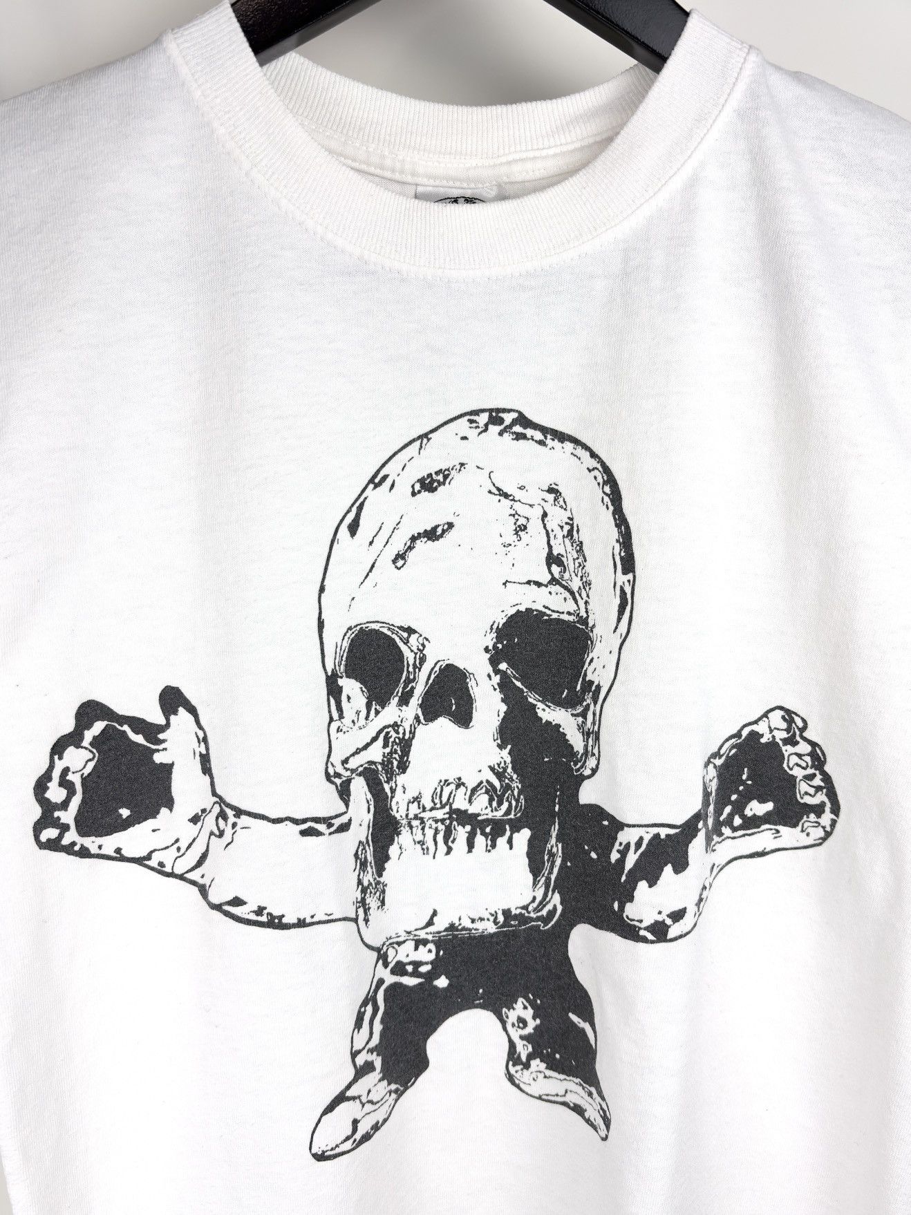 Chrome Hearts Chrome Hearts Vintage White Foti Skull Baby Cropped Tshirt Size M / US 6-8 / IT 42-44 - 2 Thumbnail