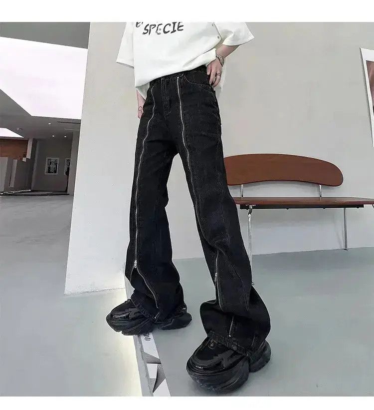 Japanese Brand Casual Zipper Baggy Denim Size US 32 / EU 48 - 6 Thumbnail