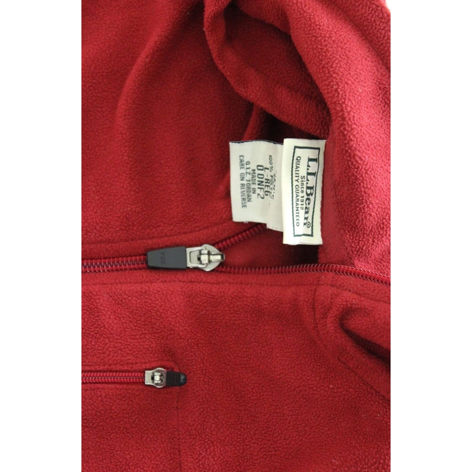 Vintage LL Bean Reddish Fleece Zippered Sweater Large L Mens Size US L / EU 52-54 / 3 - 3 Thumbnail