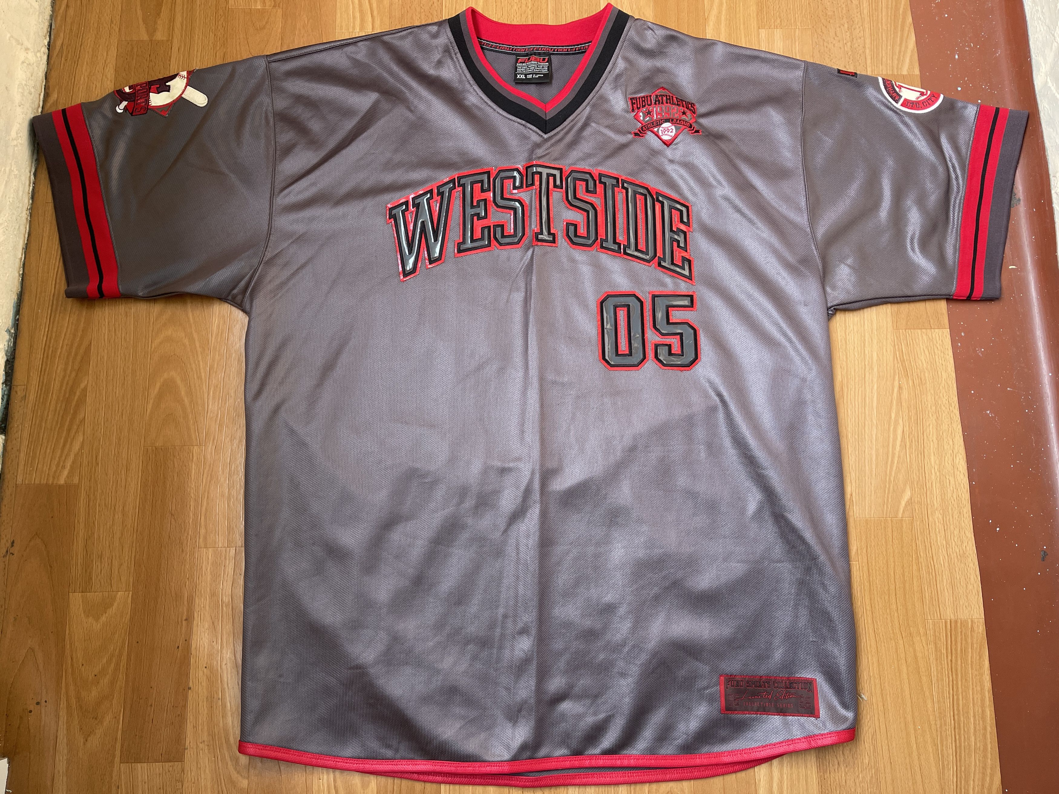 Fubu FUBU jersey vintage hip hop t-shirt WestSide City Series XXL Size US XXL / EU 58 / 5 - 1 Thumbnail