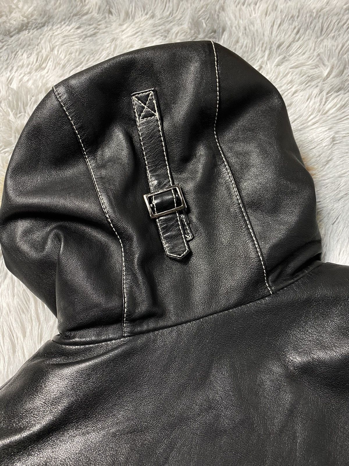 GF Ferre Gianfranco Ferre GF Ferre Leather Jacket with Genuine Fur Size L / US 10 / IT 46 - 17 Thumbnail