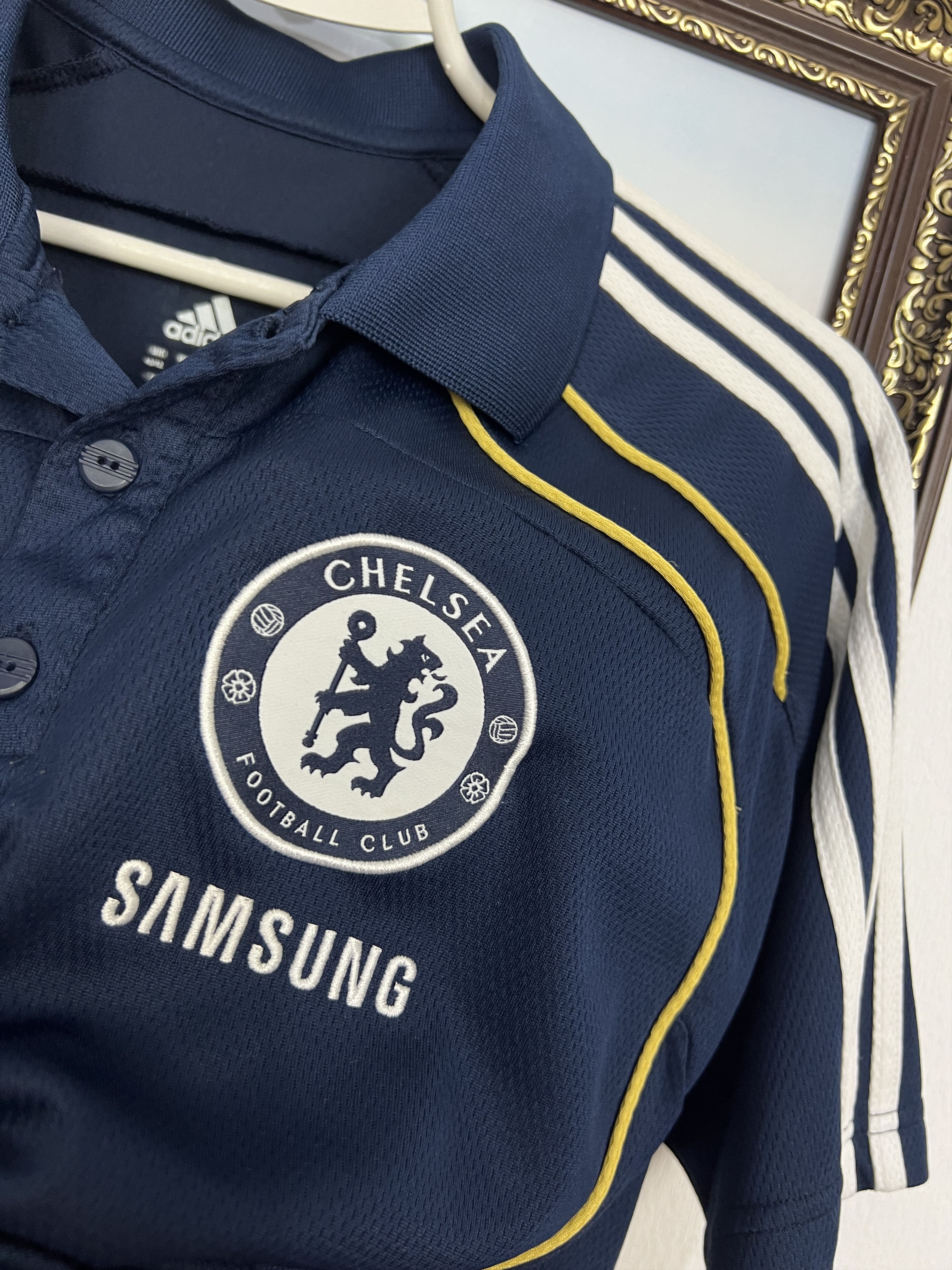 Adidas Vintage Chelsea Football Train Polo Shirt Soccer Jersey Size US M / EU 48-50 / 2 - 5 Thumbnail