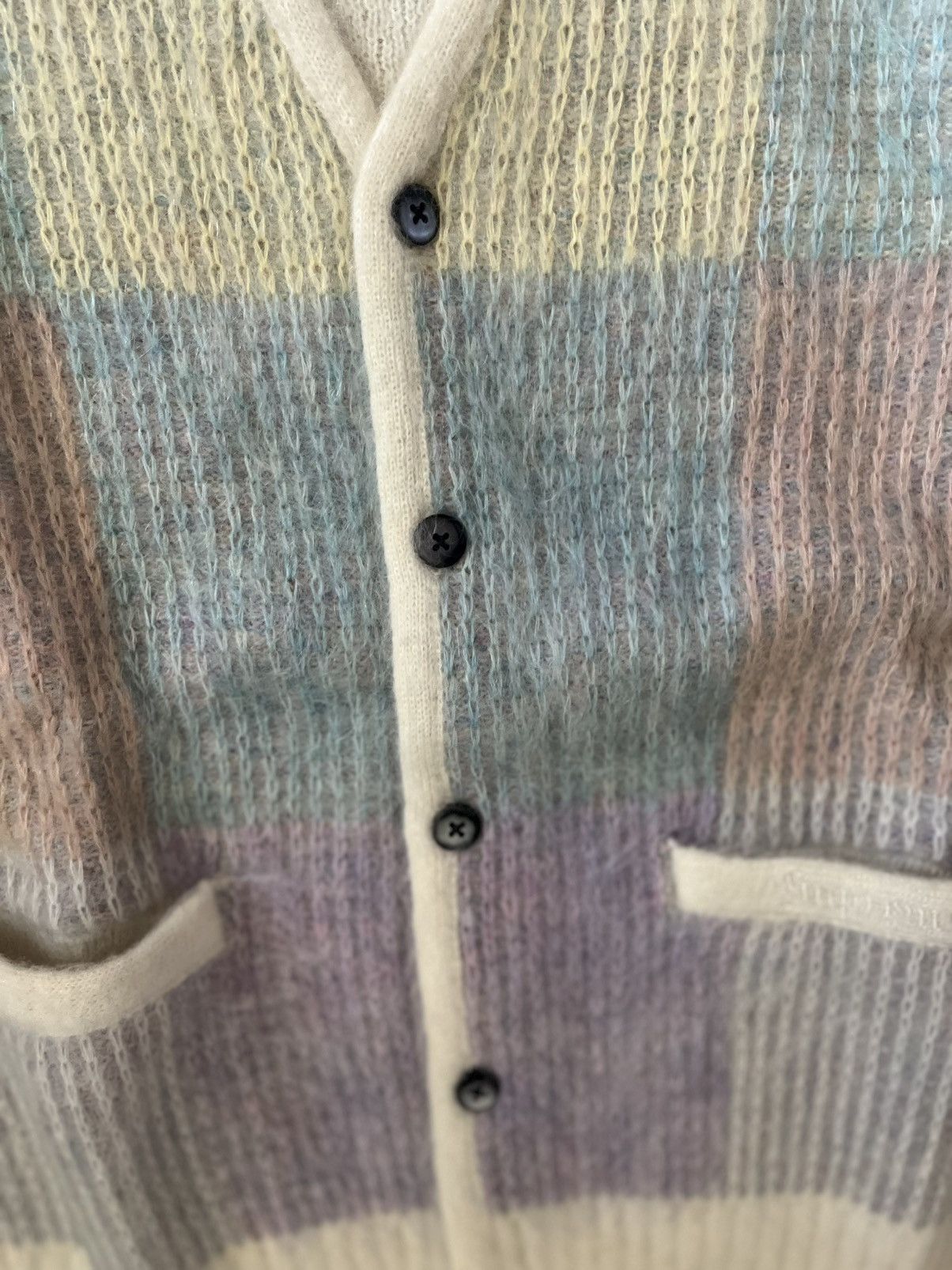 Supreme Supreme Brushed Grid Cardigan Size US L / EU 52-54 / 3 - 8 Thumbnail