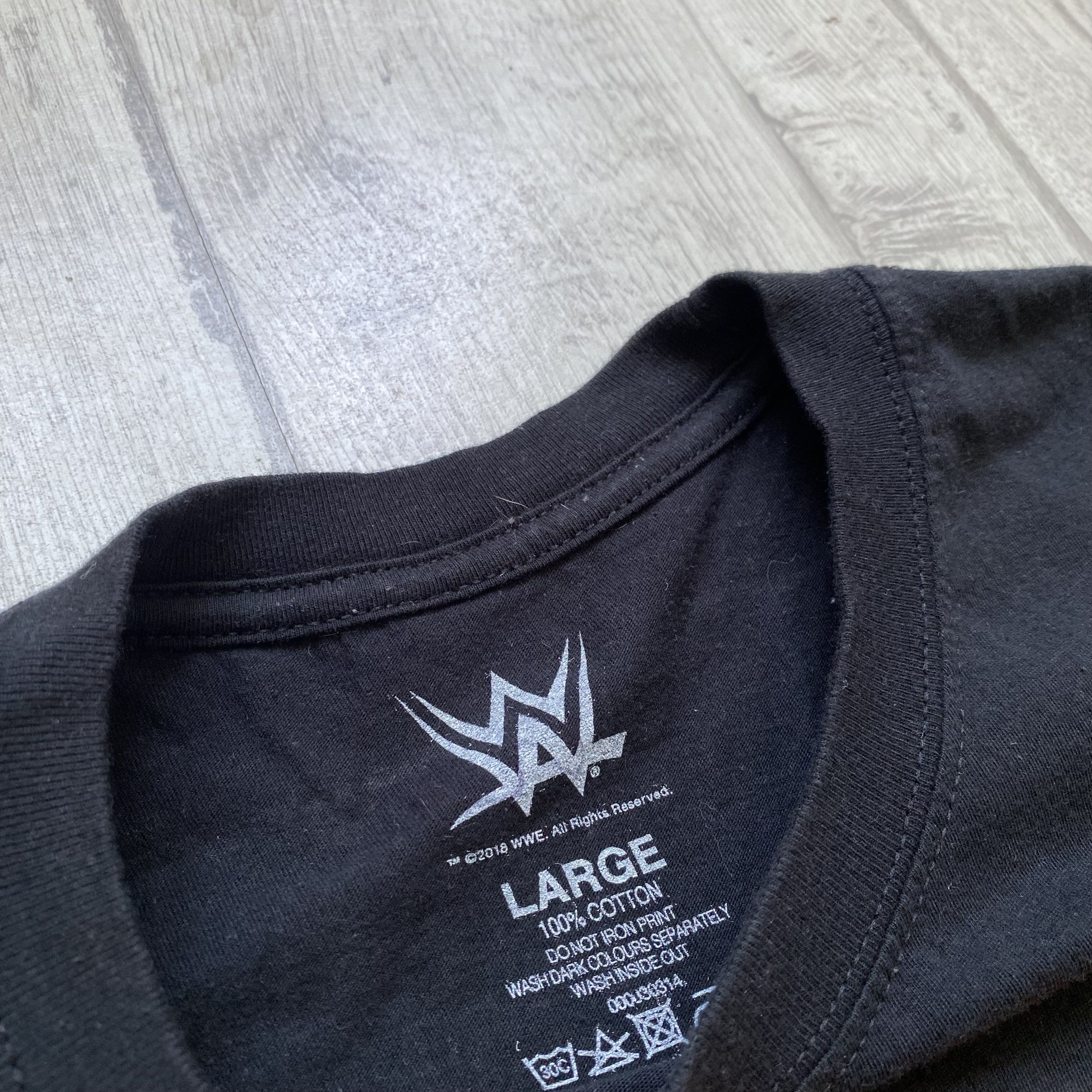 WWE Resting WWE Royal Rumble promo tee Wrestling WWF UFC Size US L / EU 52-54 / 3 - 6 Thumbnail