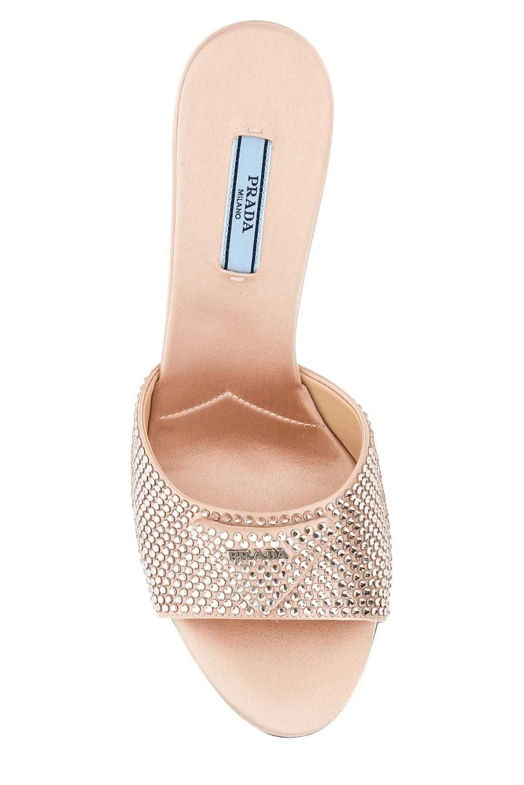 Prada o1w1db11124 Embellished Open Toe Sandals in Light Pink Size US 8 / IT 38 - 3 Thumbnail