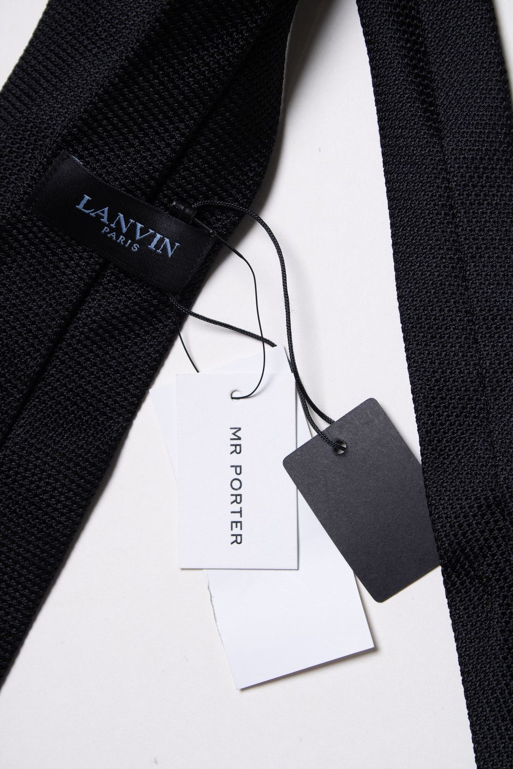 Lanvin Lanvin, black structured tie Size ONE SIZE - 5 Thumbnail