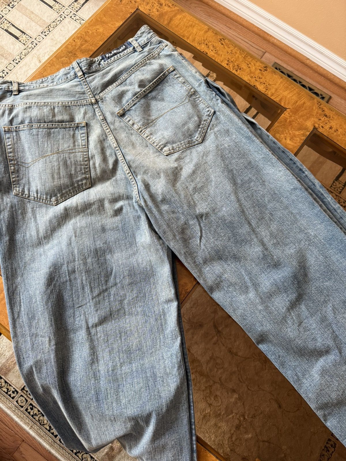 Balenciaga Balenciaga Double Front Denim Pants Size US 34 / EU 50 - 6 Thumbnail