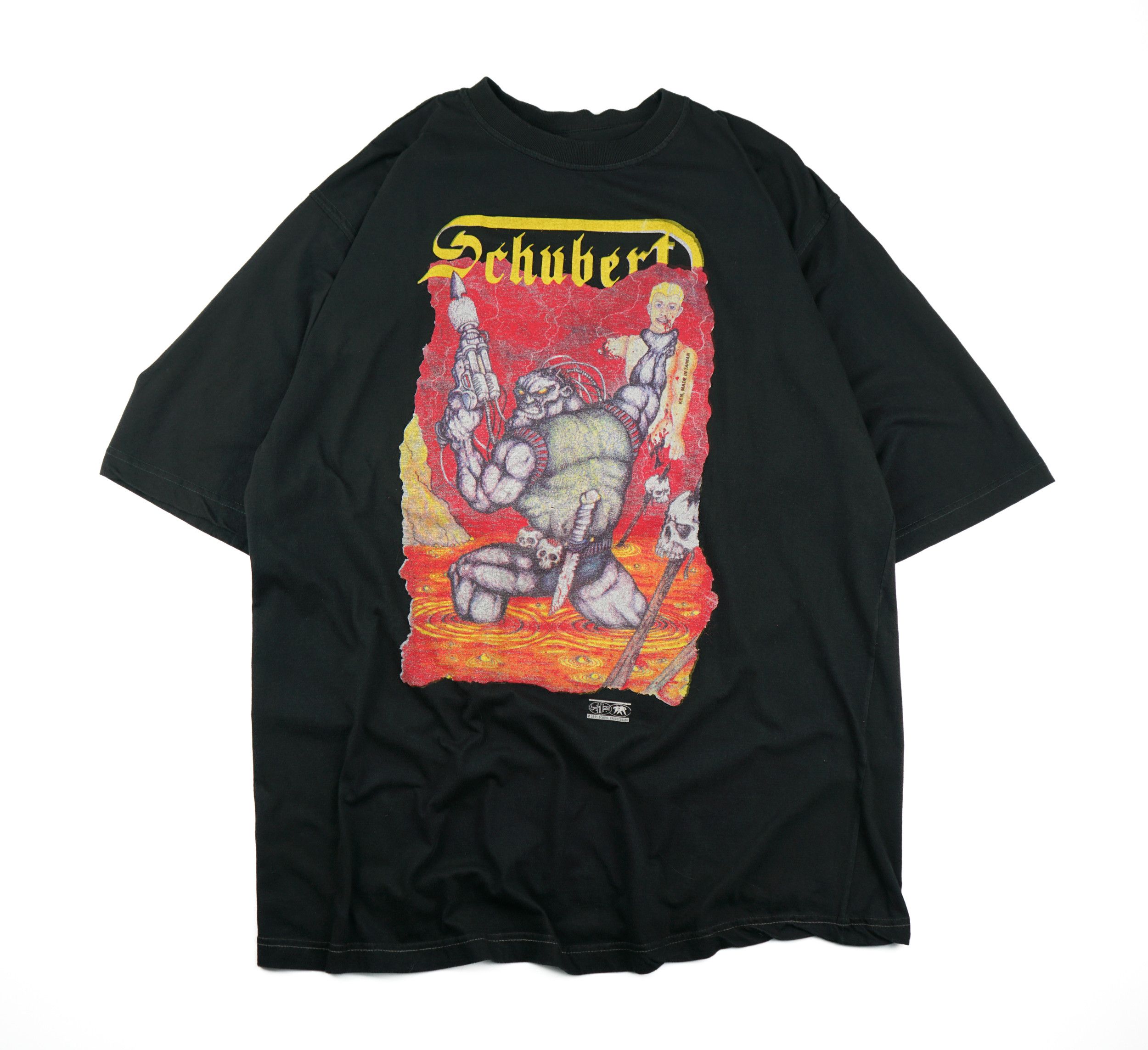 Band Tees × Vintage Vintage 1995 Schubert Band Heavy Metal T-Shirt Size US XL / EU 56 / 4 - 1 Thumbnail