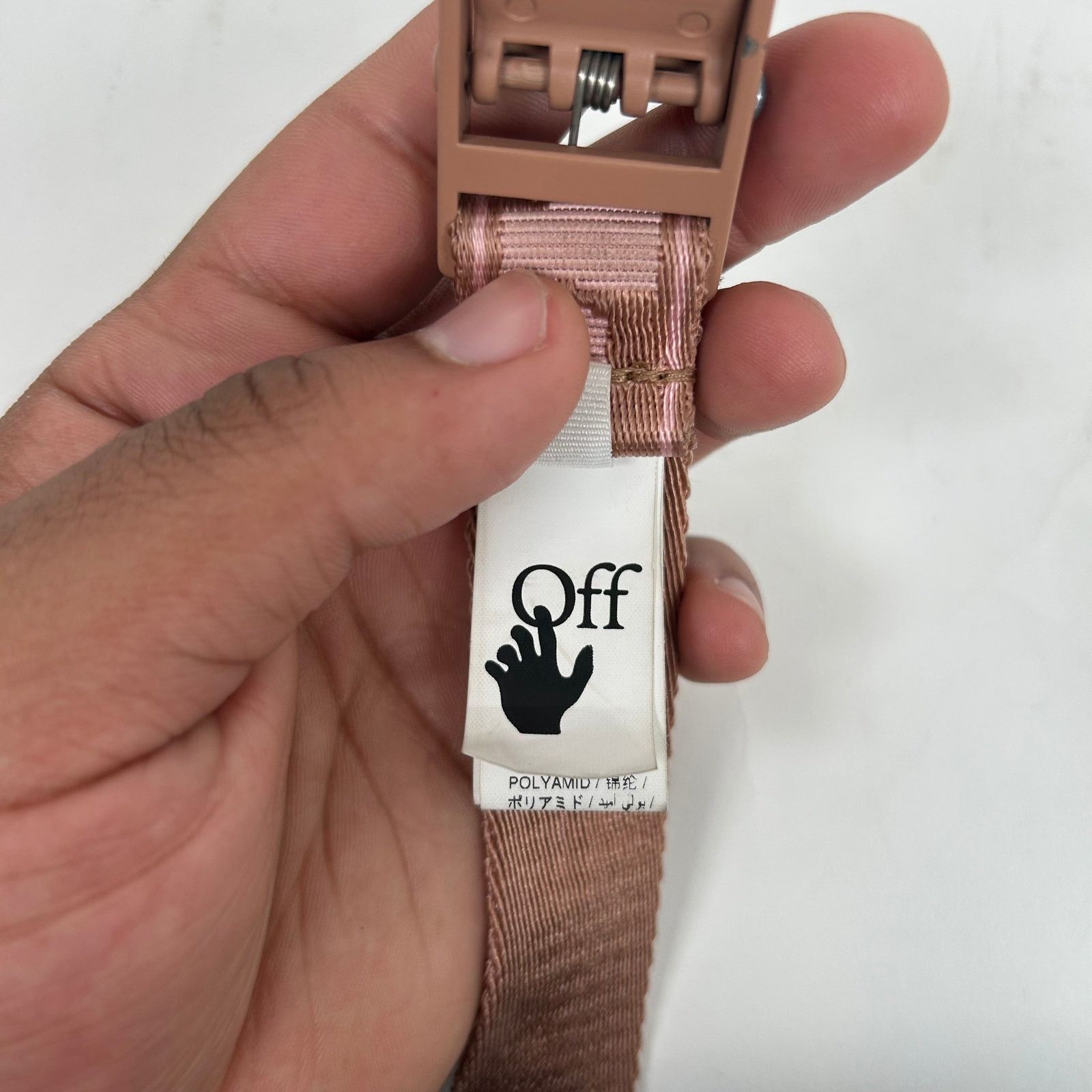 Off-White Off-White Pink Industrial Belt Size OS Size ONE SIZE - 4 Thumbnail