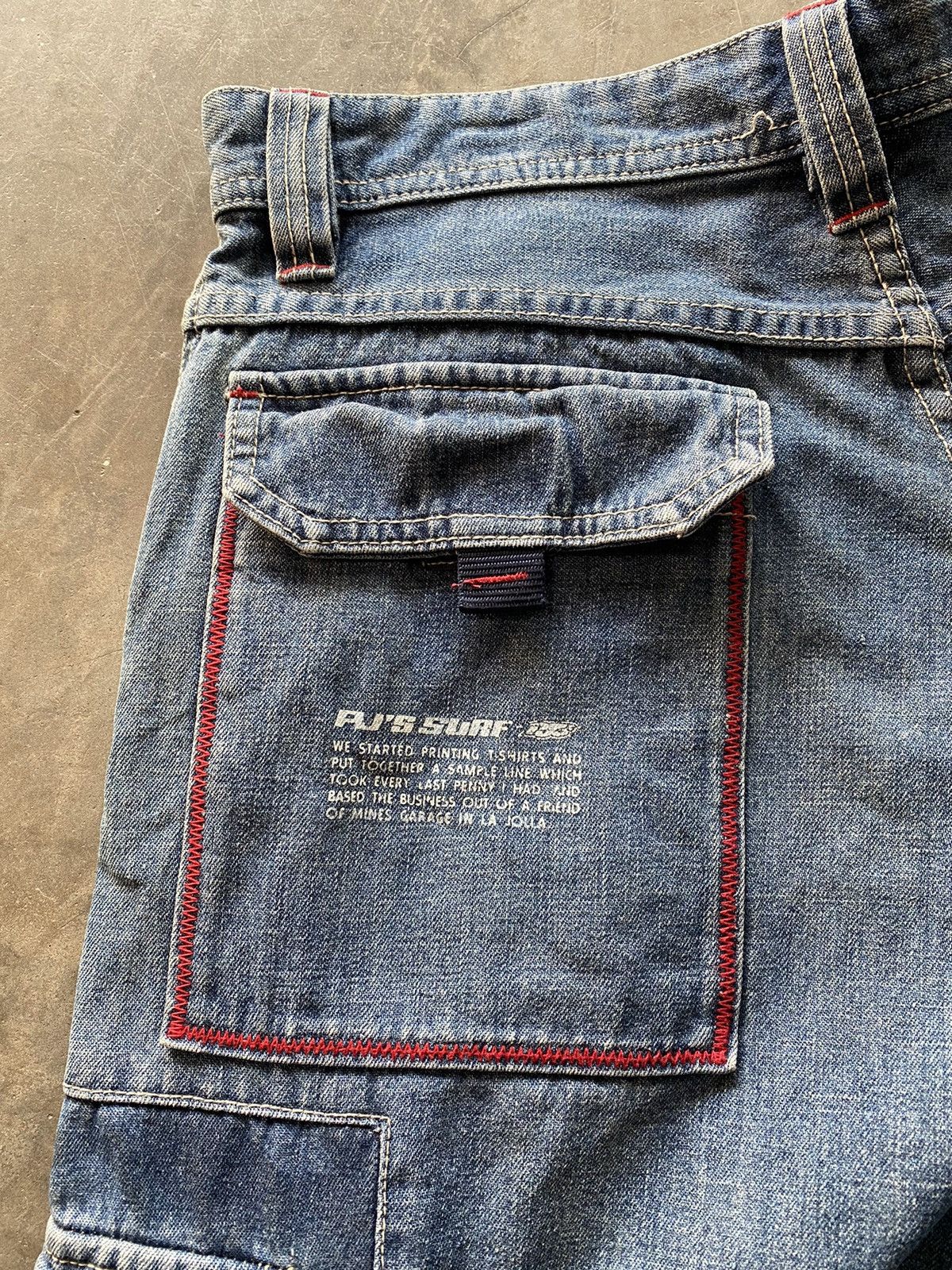 JNCO × Jean × Vintage Vintage Paul Jr Lajolla Surf California Cargo Denim Size US 32 / EU 48 - 13 Thumbnail