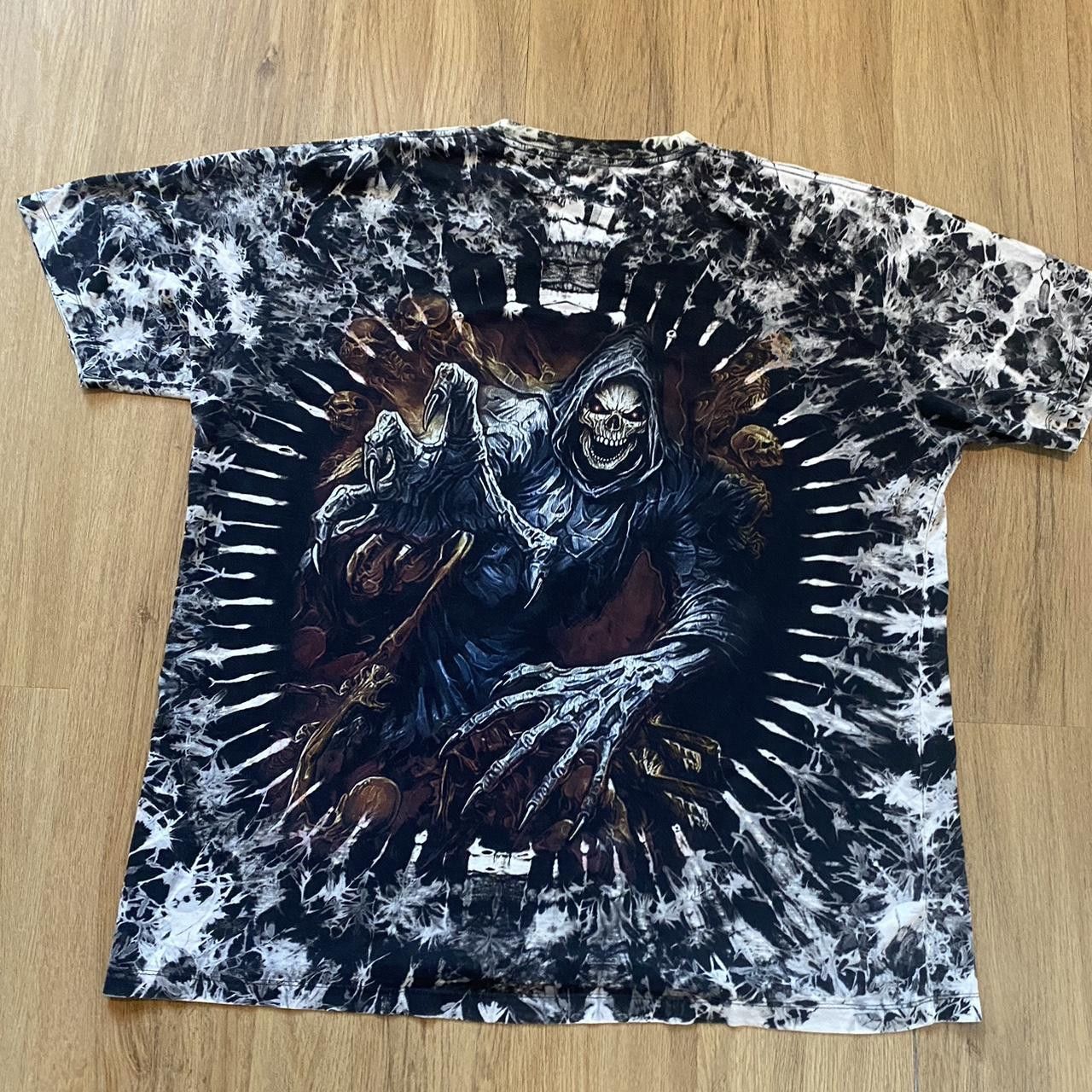 Other Black and white Wild Boxy Skeleton Death tie dye tee Size US S / EU 44-46 / 1 - 2 Thumbnail