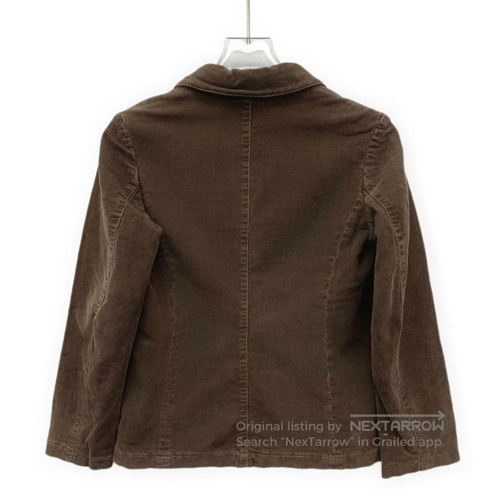 Gucci Guicci size 10 Dark brown cotton collar single-breasted lo Size US M / EU 48-50 / 2 - 2 Thumbnail