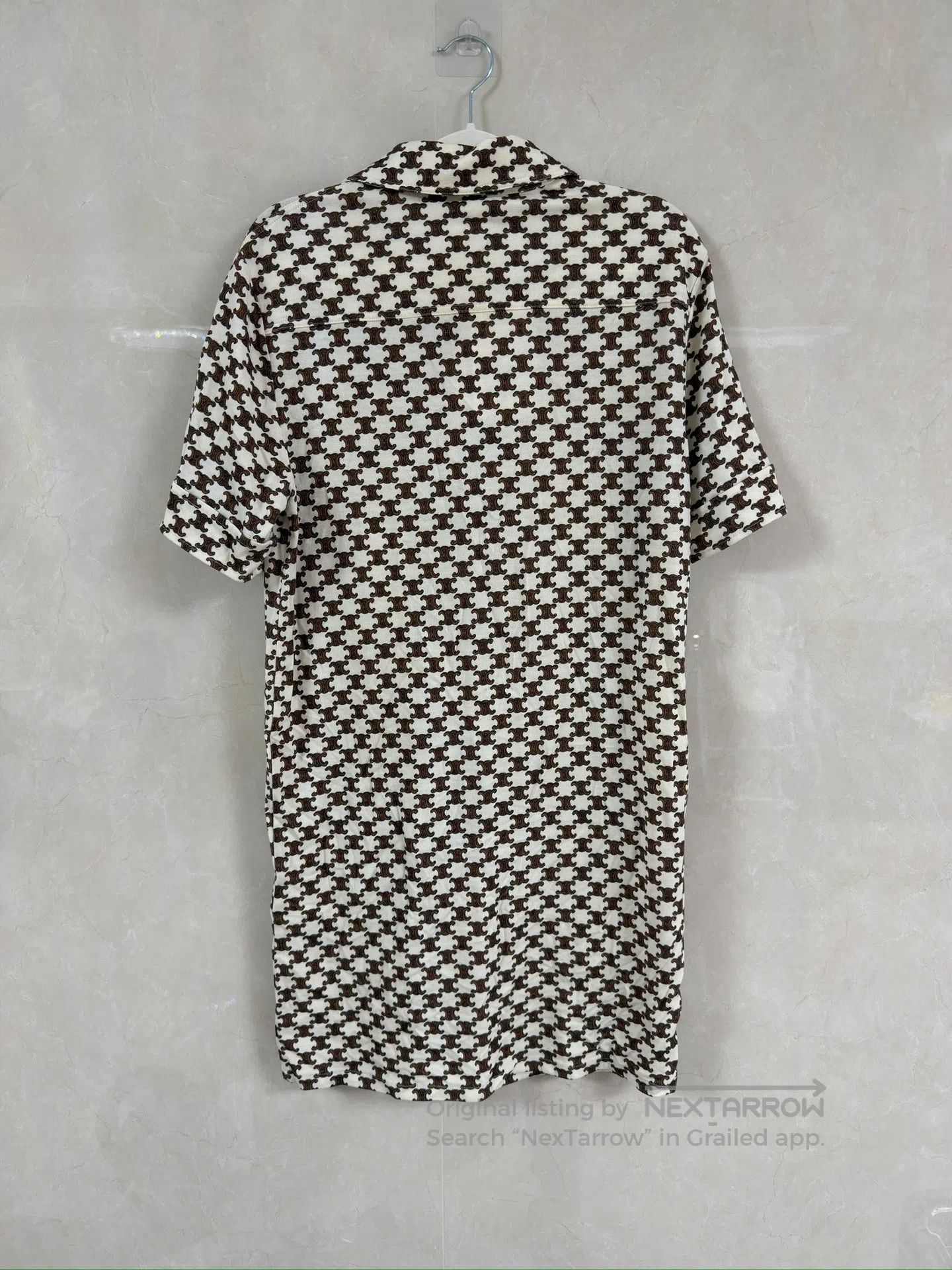 Celine CELINE Monogrammed Printed Dress| Size M / US 6-8 / IT 42-44 - 2 Thumbnail