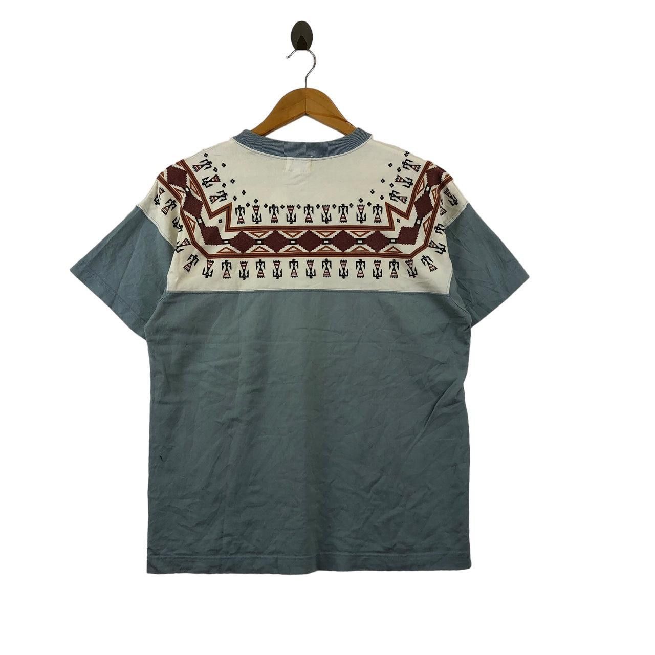 Pherrow's Vintage PHERROWS STORMY BLUE Navajo Aztec Tee Shirt Size US M / EU 48-50 / 2 - 2 Thumbnail
